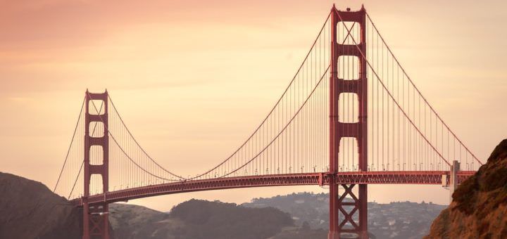 Il ponte Golden Gate a San Francisco
