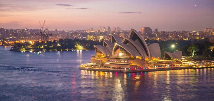 Il teatro dell'opera a Sydney