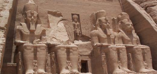 Facciata del Tempio maggiore di Abu Simbel