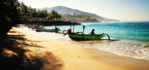 Una delle spiagge di Bali