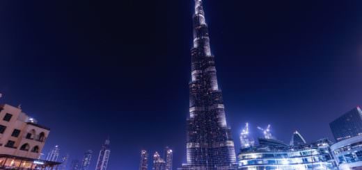 Il famoso grattacielo Burj-Khalifa