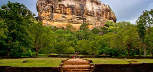 La famosa roccia di Sigiriya