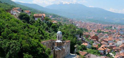 Scorcio della città di Prizren