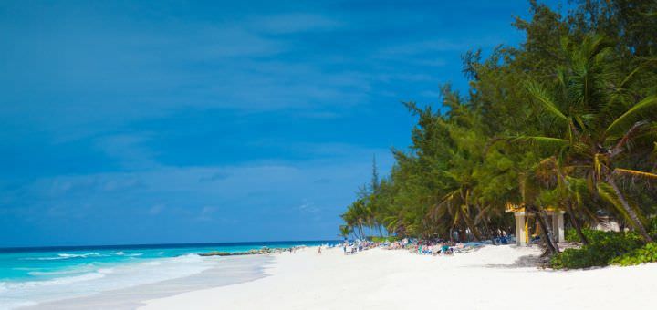 Stupendo scorcio di una spiaggia alle Barbados