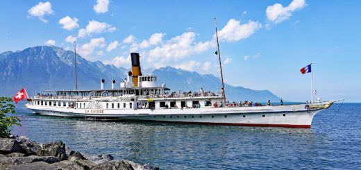Battello a vapore, Lago di Ginevra