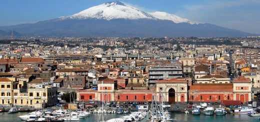 Vista di Catania dal Mare