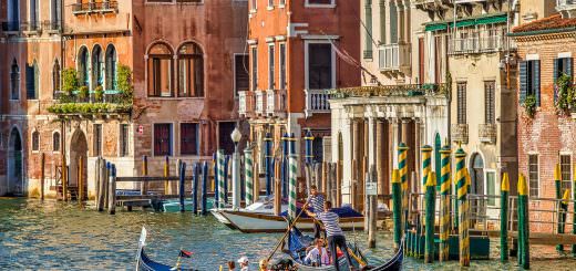 Gondole in Canal Grande