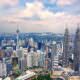 Vista dall'alto di Kuala Lumpur