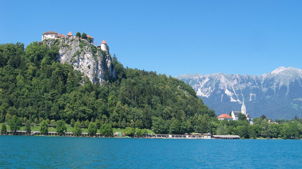 Scorcio del lago Bled